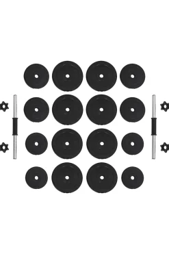 Juego De Mancuernas Vidaxl 2x15 Kg