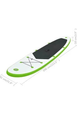 Juego De Paddle Surf Vidaxl 390 X 81 X 10 CM