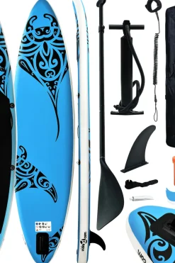 Juego De Tabla De Paddle Surf Hinchable Vidaxl 366x76x15 CM