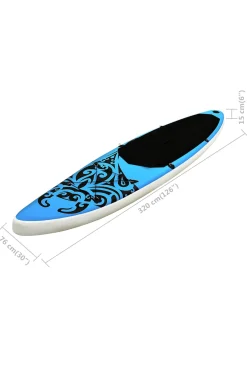 Juego De Tabla De Paddle Surf Hinchable Vidaxl 320x76x15 CM