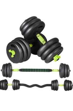 Juego Mancuernas 4 En 1- 20 Kg