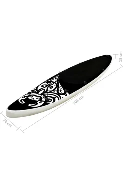 Juego Tabla De Paddle Surf Hinchable Vidaxl 305x76x15 CM