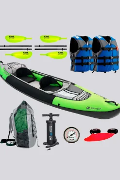 Kayak Hinchable Sevylor Yukon Kcc380 Pack Completo