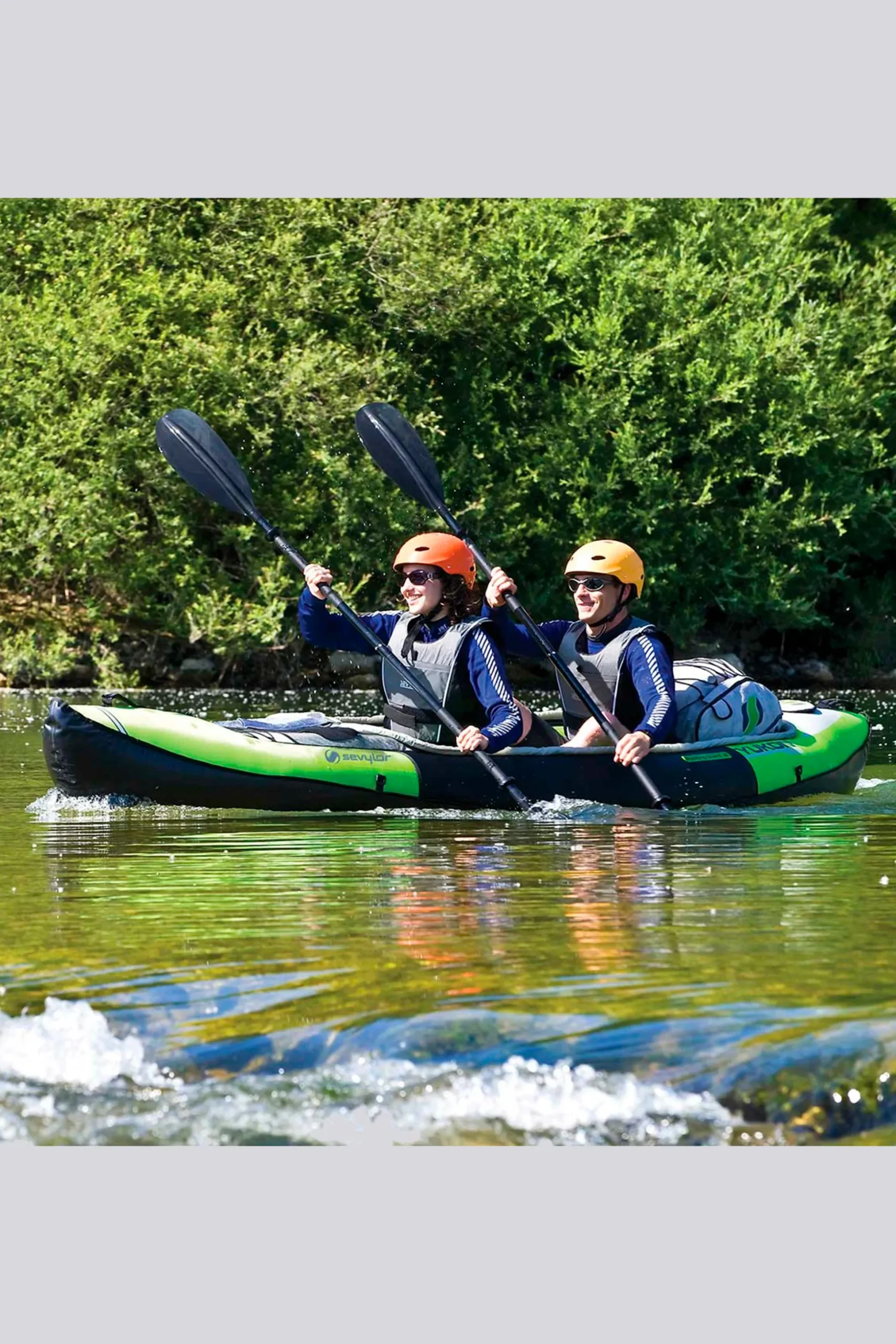 Kayak Hinchable Sevylor Yukon Kcc380 Pack Completo