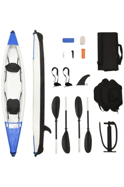 Kayak Inflable Vidaxl 424 X 81 X 31 CM