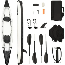Kayak Inflable Vidaxl 424 X 81 X 31 CM
