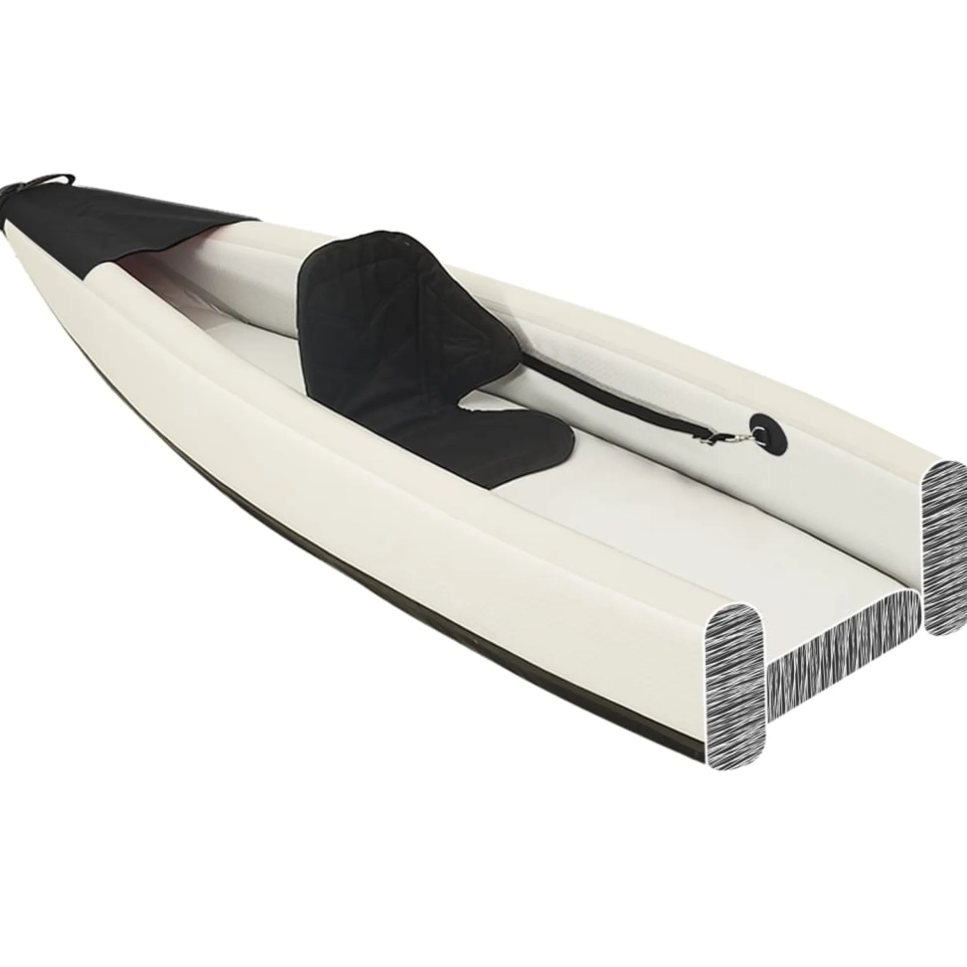 Kayak Inflable Vidaxl 424 X 81 X 31 CM