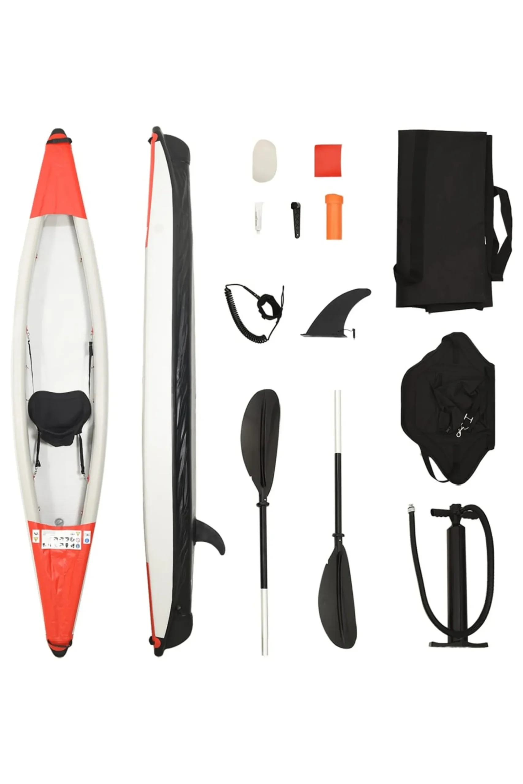 Kayak Inflable Vidaxl 375 X 72 X 31 CM