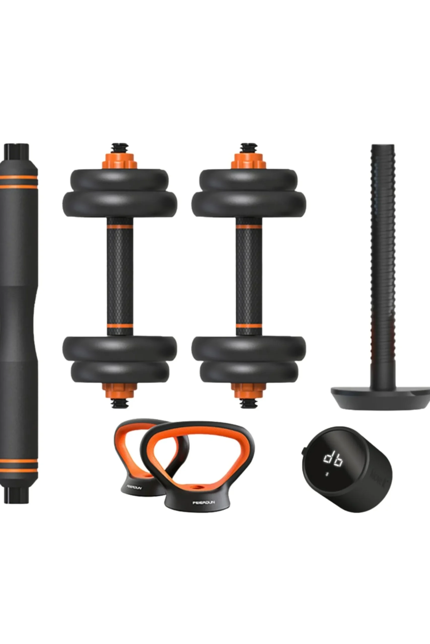 Kit Mancuernas, Barra Y Pesa Rusa Xiaomi Fed 10kg