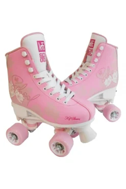 Krf Patines Con Ruedas Con Flor Ajustable