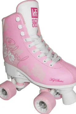 Krf Patines Con Ruedas Con Flor Ajustable