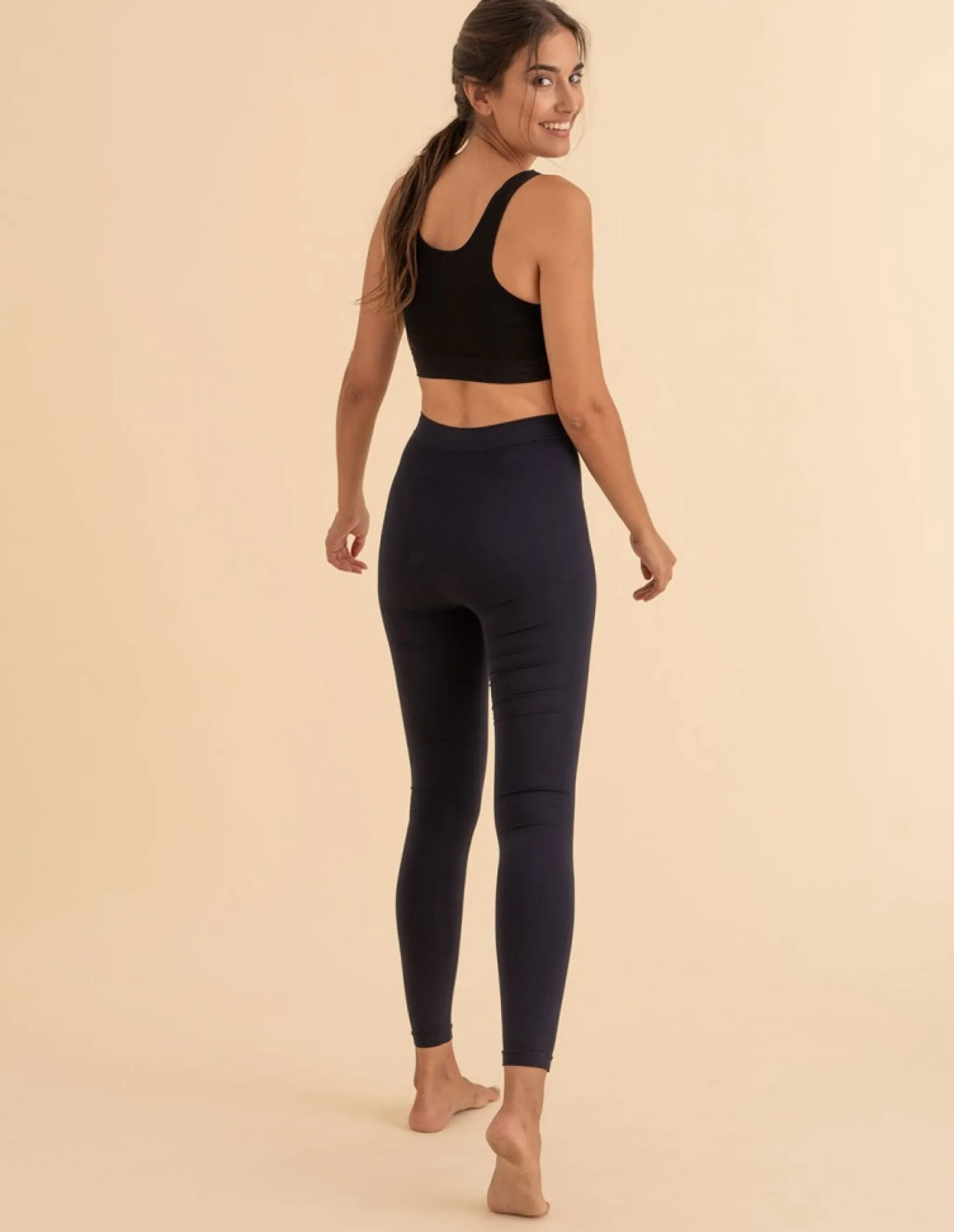 Legging Reductor Vientre Plano Con Fibra Emana Nova Anaissa