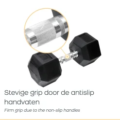 Mancuerna Hexagonal Orange Gym 22,5 Kg