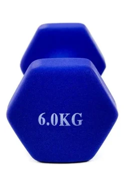 Mancuerna Pesa De 6kg Acero Cubierta De Vinilo