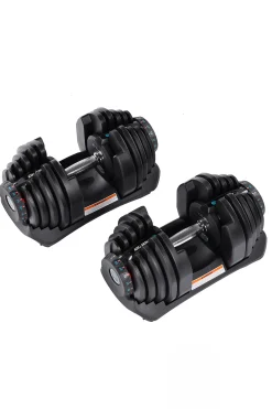 2 Mancuernas Ajustables De 5kg A 40kg Unidad