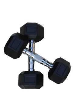 Mancuernas De Caucho Body-solid Hexru