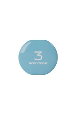 Mancuernas De Vinilo 3kg (Par) Color Azul - Bodytone