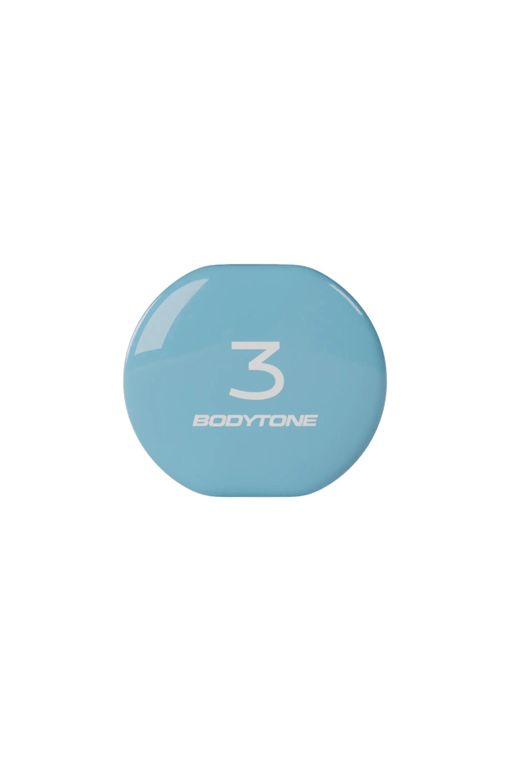 Mancuernas De Vinilo 3kg (Par) Color Azul - Bodytone