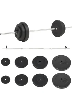 Mancuerna Vidaxl Con Discos 60 Kg 2.5x140 CM