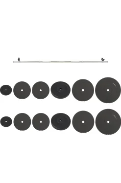 Mancuerna Vidaxl Con Discos 90 Kg 2.5x140 CM