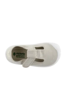 Merceditas Respetuosas Barefoot De Lona Tintada Drec Victoria Bosco Con Tira Adherente