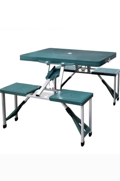 Mesa Camping Vidaxl Verde Claro