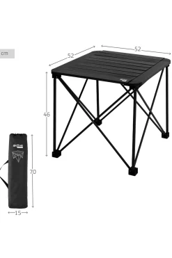 Mesa Plegable Aktive Camping Antivuelco Y Desmontable C/bolsa Transporte