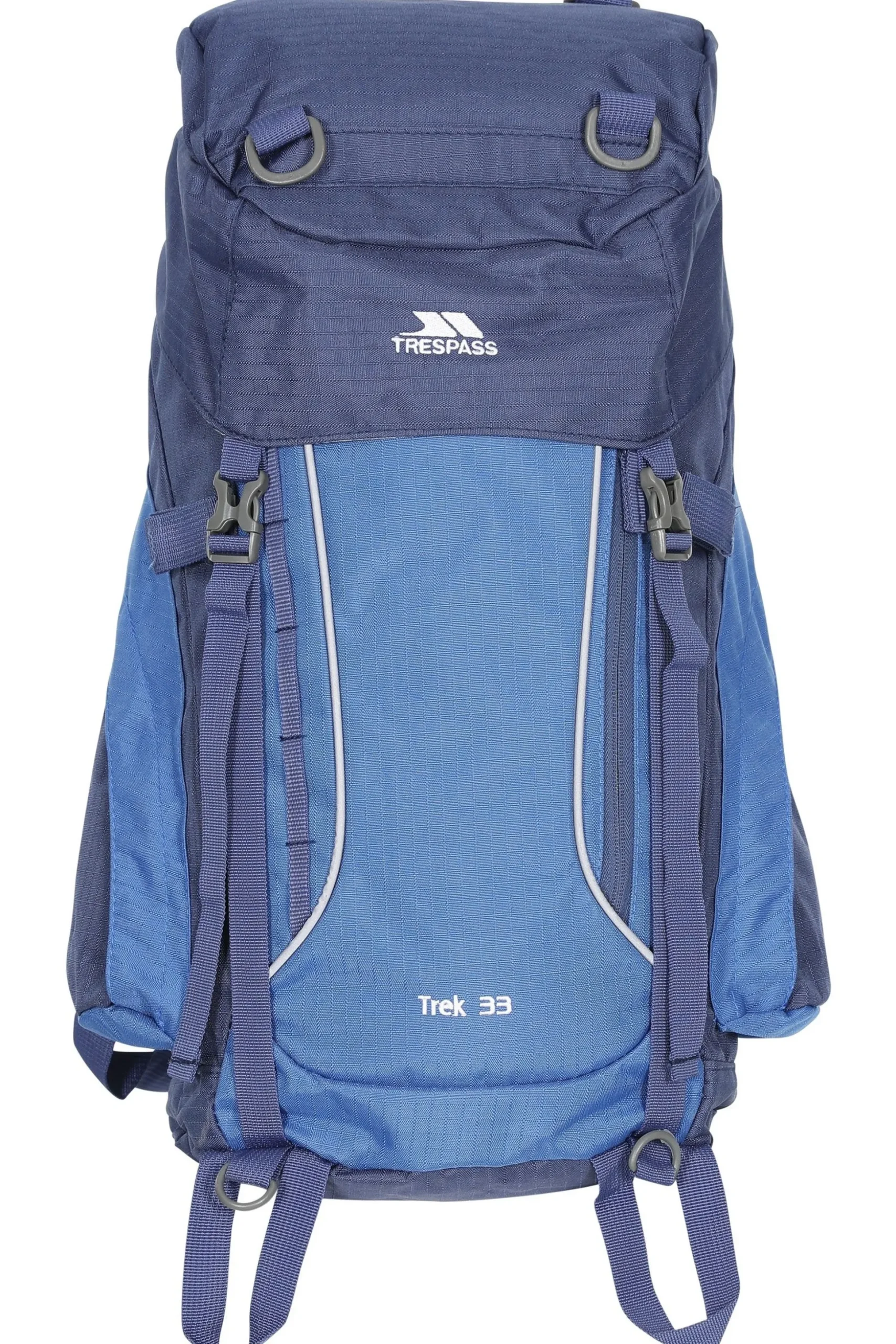 Mochila De Acampada / Hiking Modelo 33 (33 Litros) Acampada / Camping Trespass Trek (azul Eléctrico)