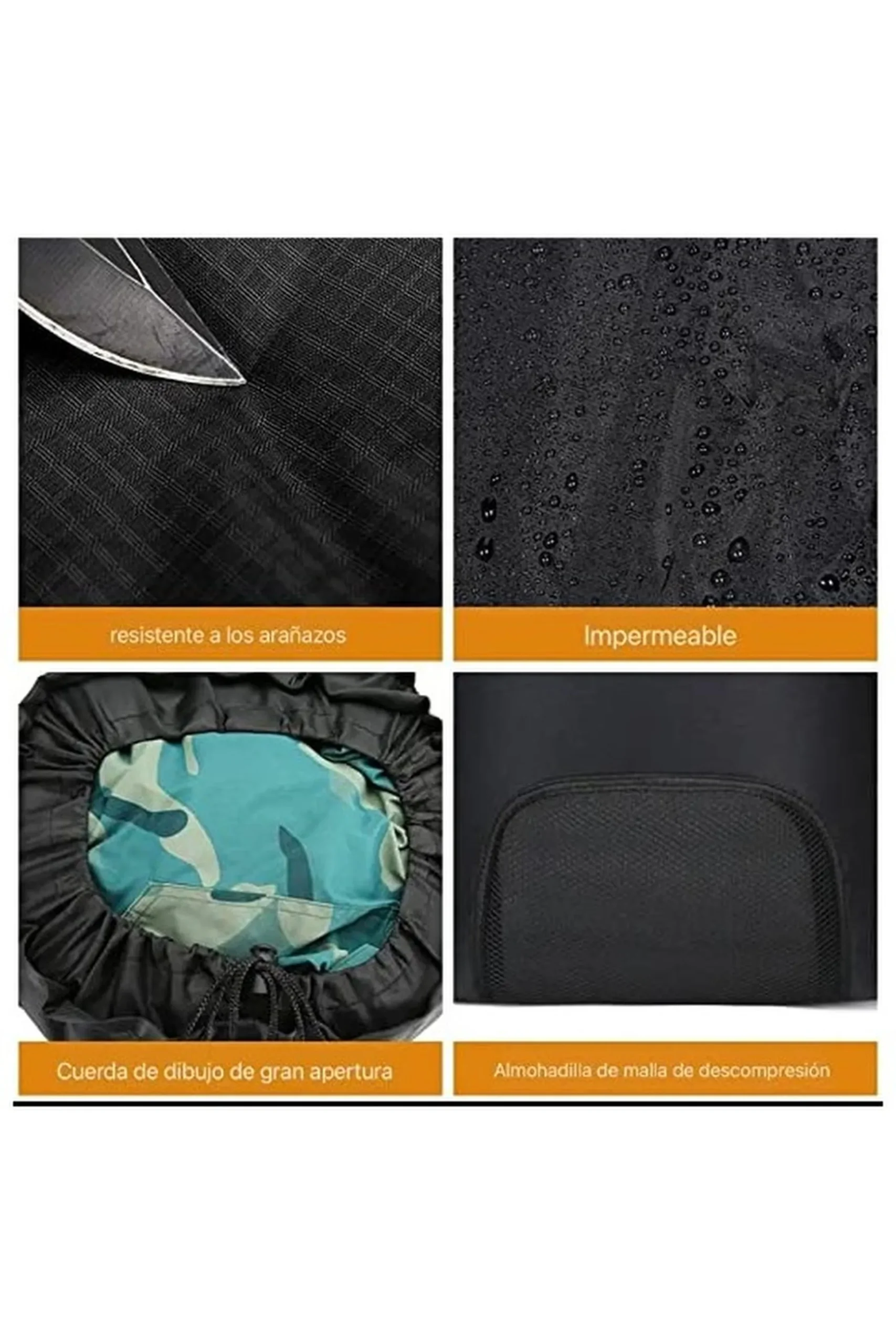 Mochila De Senderismo 76l Macuto Impermeable Ded