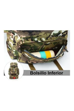 Mochila De Senderismo Para Viajes Camping 80l Ded