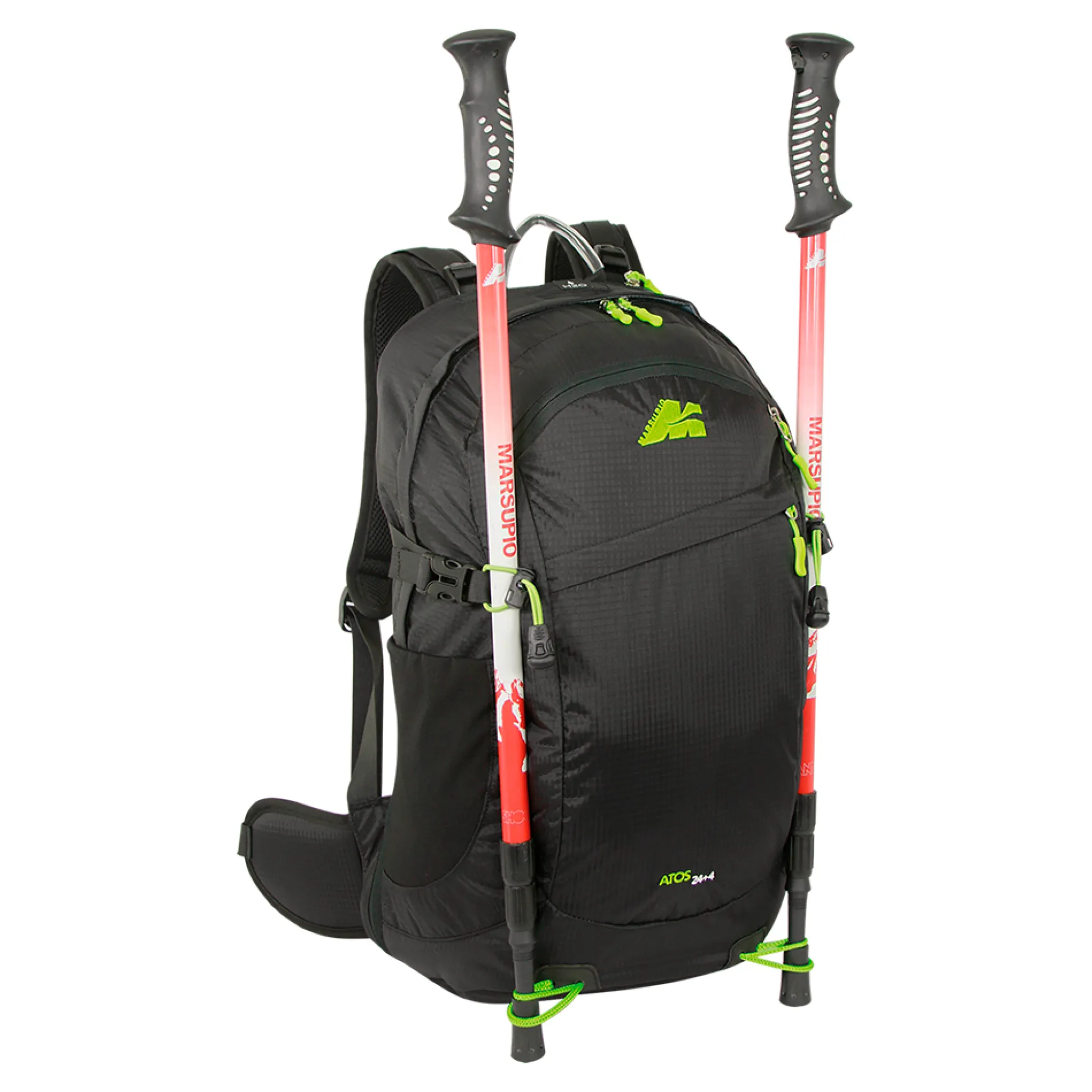 Mochila De Trekking Y Montaña Atos 24+4l Marsupio