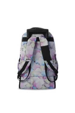Mochila Escolar Ruedas Totto Renglones Glitter