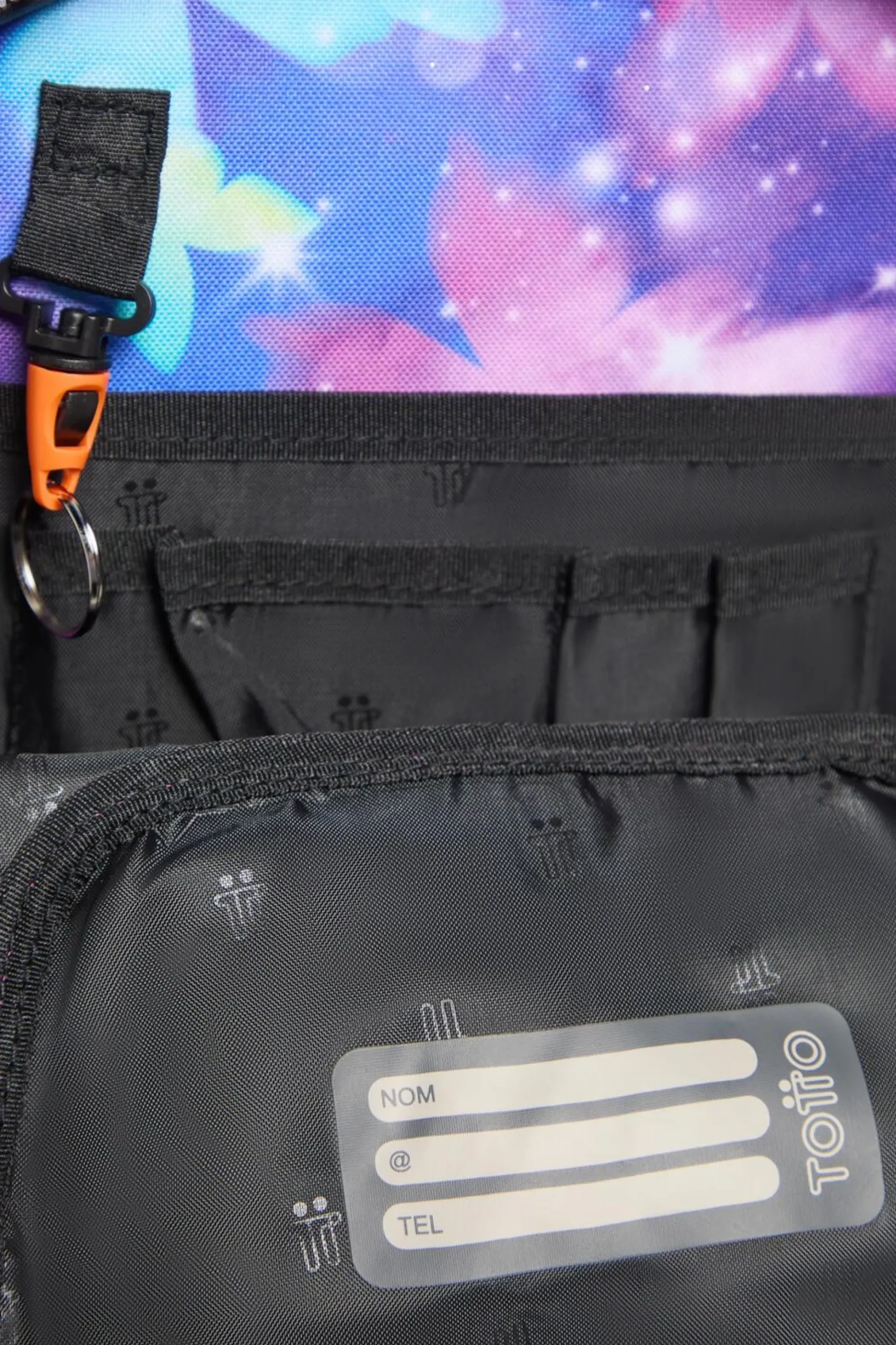 Mochila Escolar Totto Acuareles Glitter