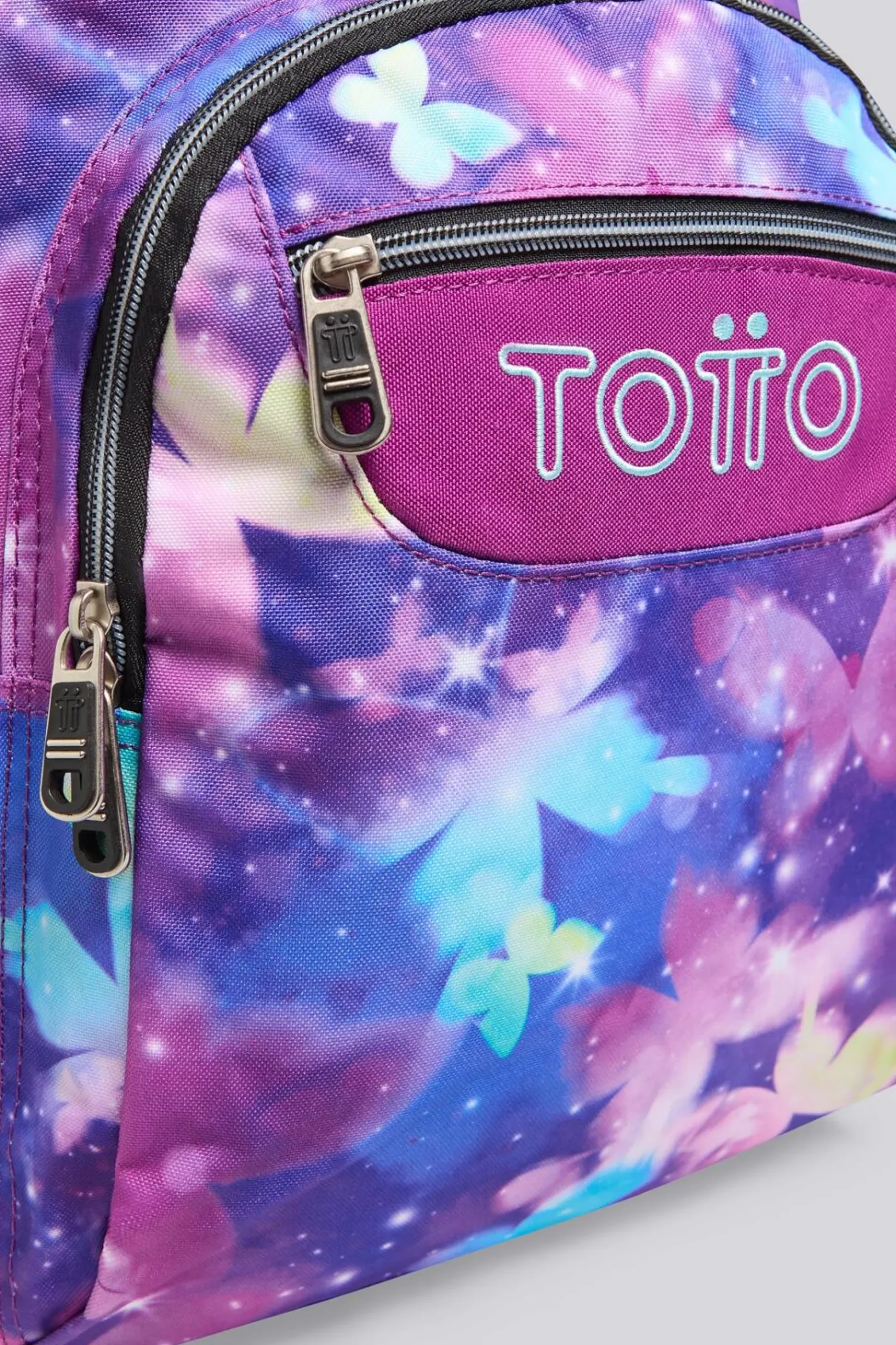 Mochila Escolar Totto Acuareles Glitter