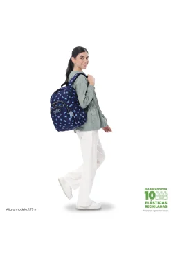 Mochila Escolar Totto Acuareles Glitter