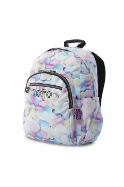 Mochila Escolar Totto Acuareles Glitter