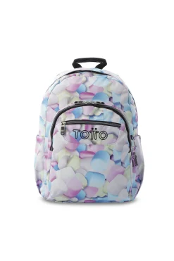 Mochila Escolar Totto Acuareles Glitter