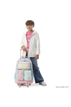 Mochila Infantil Ruedas Totto Bloum L