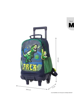 Mochila Infantil Ruedas Totto Digisaurio M