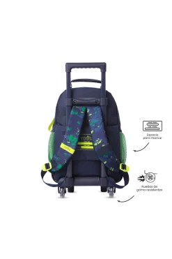 Mochila Infantil Ruedas Totto Digisaurio M