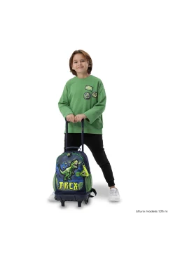 Mochila Infantil Ruedas Totto Digisaurio M