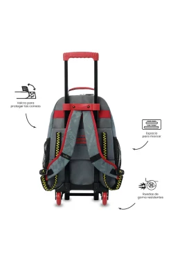 Mochila Infantil Ruedas Totto Grand Prix M