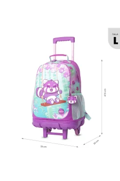 Mochila Infantil Ruedas Totto Bambu L