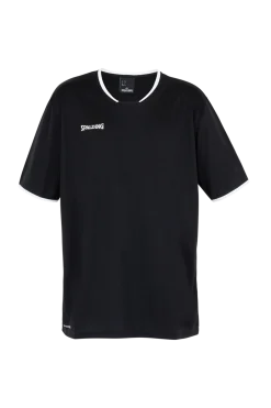 Move Shooting Shirt S/s Negro/blanco Spalding