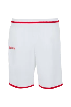 Move Shorts Women Blanco/rojo Spalding