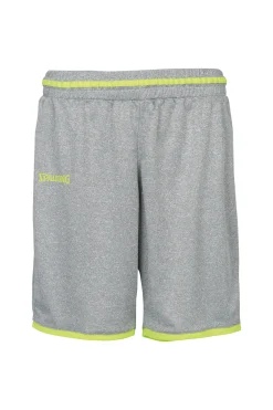 Move Shorts Women Gris Melange/amarillo Spalding