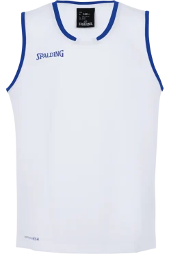 Move Tank Top Spalding Blanco/azul Royal Spalding