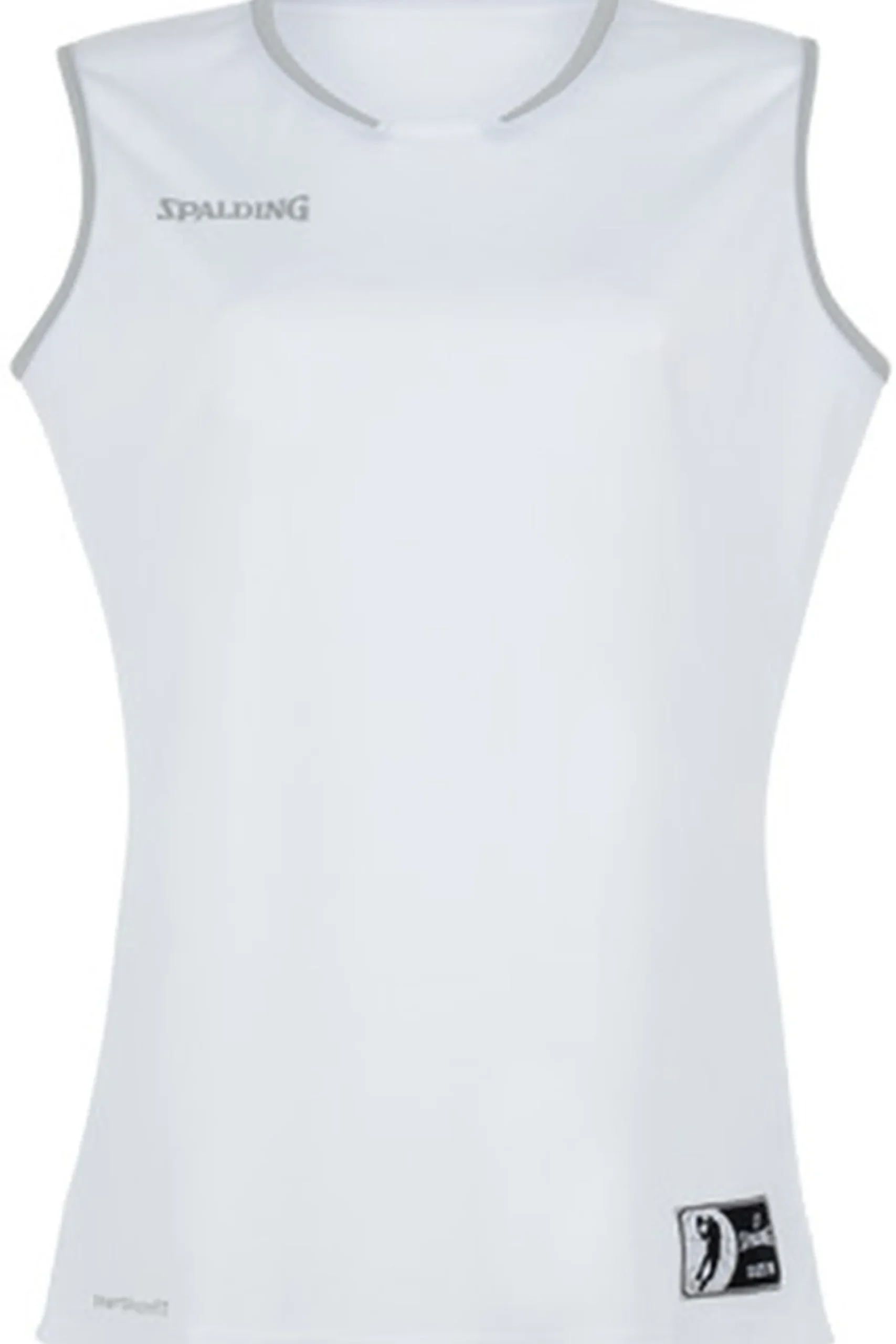Move Tank Top Women Blanco/plata Spalding