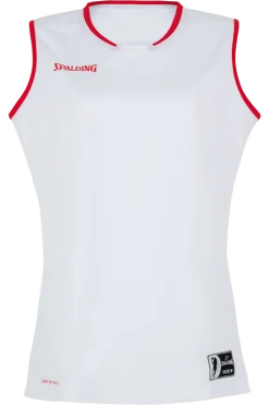 Move Tank Top Women Blanco/rojo Spalding