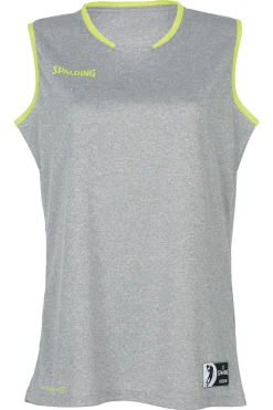 Move Tank Top Women Gris Melange/amarillo Spalding